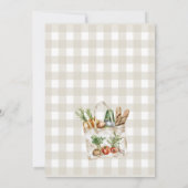 Ze is nog vers van de markt Vrijgezellenfeest Kaart (Achterkant)