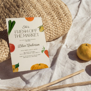 Ze is nog vers van de markt Vrijgezellenfeest Kaart