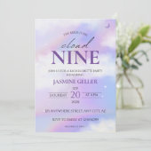 Ze is op cloud 9 Bachelorette Dreamweaver Pastel S Kaart (Staand voorkant)