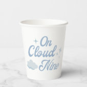 Ze Is Op Cloud 9 Bachelorette Feest Papieren Bekers (Achterkant)