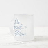 Ze is op Cloud 9 Bachelorette Party Matglas Koffiemok (Voorkant links)