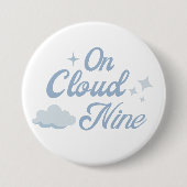 Ze Is Op Cloud 9 Bruidsfeest Favorieten Ronde Button 7,6 Cm (Voorkant)
