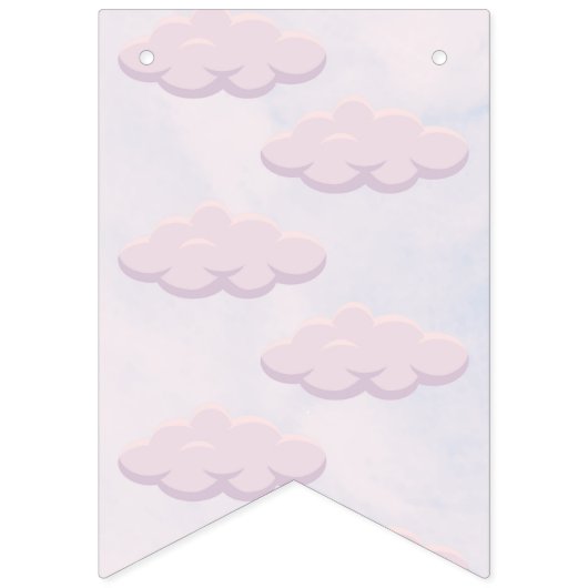 Ze is op Cloud 9 Dreamy Bride om Vrijgezellenfeest Vlaggetjes (Tweede vlag)