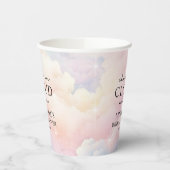 Ze is op Cloud 9 Dreamy Stars Bruiloftsfeest Papieren Bekers (Links)