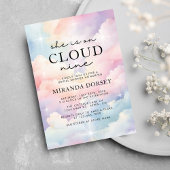 Ze is op Cloud 9 Dreamy Stars Vrijgezellenfeest Kaart