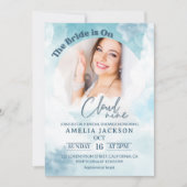 Ze is op cloud 9 Elegant Vrijgezellenfeest Dreamwe Kaart (Voorkant)