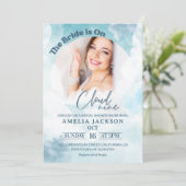 Ze is op cloud 9 Elegant Vrijgezellenfeest Dreamwe Kaart (Staand voorkant)