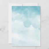 Ze is op cloud 9 Elegant Vrijgezellenfeest Dreamwe Kaart (Achterkant)