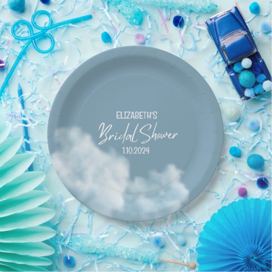 Ze is op cloud 9 Elegant Vrijgezellenfeest Dreamwe Papieren Bordje (Feest)