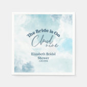 Ze is op cloud 9 Elegant Vrijgezellenfeest Dreamwe Servet (Voorkant)