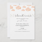 Ze is op Cloud 9 Minimalistisch Modern Vrijgezelle Kaart (Voorkant)