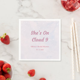 Ze is op Cloud 9 Pastel Droom Bruiloft Feest Servet