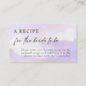 Ze is op Cloud 9 Recept Request Informatiekaartje (Voorkant)