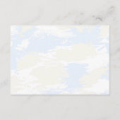 Ze is op Cloud 9 Recept voor Bride Vrijgezellenfee Informatiekaartje (Achterkant)