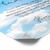Ze is op Cloud 9 Ring Hunt Vrijgezellenfeest Game Poster (Hoek)