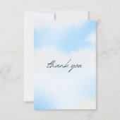 Ze is op cloud 9 Vrijgezellenfeest Dreamweaver Cas Bedankkaart (Voorkant)