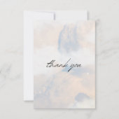 Ze is op cloud 9 Vrijgezellenfeest Dreamweaver Pas Bedankkaart (Voorkant)