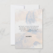 Ze is op cloud 9 Vrijgezellenfeest Dreamweaver Pas Bedankkaart (Achterkant)