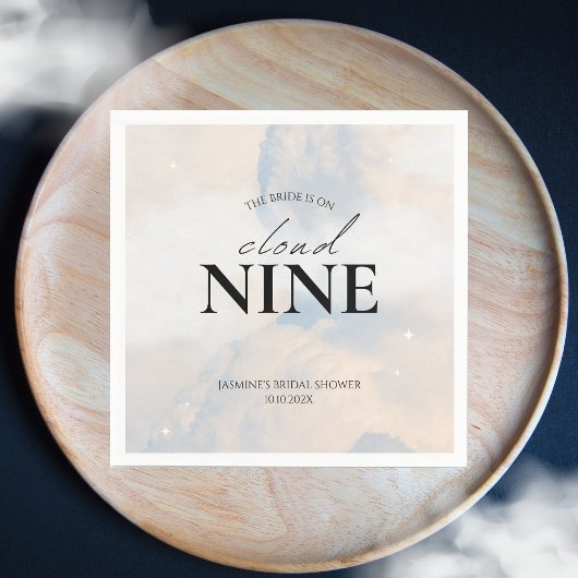 Ze is op cloud 9 Vrijgezellenfeest Dreamweaver Pas Servet