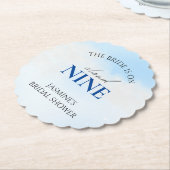 Ze is op cloud 9 Vrijgezellenfeest droompasta. Kartonnen Onderzetters (Gekanteld)