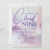 Ze is op cloud 9 Vrijgezellenfeest droompastael Sk Kaart (Voorkant)