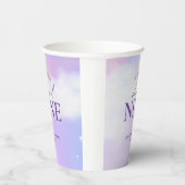 Ze is op cloud 9 Vrijgezellenfeest droompastael Sk Papieren Bekers (Rechts)