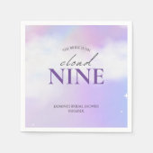 Ze is op cloud 9 Vrijgezellenfeest droompastael Sk Servet (Voorkant)