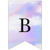 Ze is op cloud 9 Vrijgezellenfeest Soft Sky pasta Vlaggetjes (Tweede vlag)