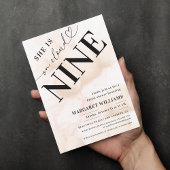 Ze is op Cloud Nine Heart Script Vrijgezellenfeest Kaart