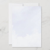 Ze is op Cloud Nine minimalistisch Vrijgezellenfee Kaart (Achterkant)