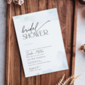 Ze is op Cloud Nine Vrijgezellenfeest Dusty Blue Kaart