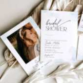 Ze is op Cloud Nine Vrijgezellenfeest Dusty Blue Kaart