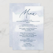 Ze is op Cloud Nine Vrijgezellenfeest Menu (Voorkant / Achterkant)