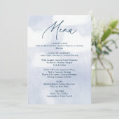 Ze is op Cloud Nine Vrijgezellenfeest Menu (Staand voorkant)