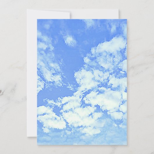 Ze is op de cloud negen! Bachelorette Party Kaart (Achterkant)