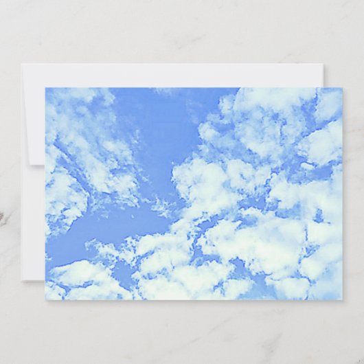 Ze is op de cloud negen! Bachelorette Party Kaart (Achterkant)