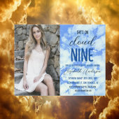 Ze is op de cloud negen! Bachelorette Party Kaart