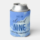 Ze is op de cloud negen! Vrijgezellenfeest/Bachelo Blikjeskoeler (Blikje Voorkant)