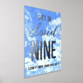 Ze is op de cloud negen! Vrijgezellenfeest/Bachelo Folie Afdrukken (Laagn)