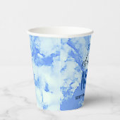 Ze is op de cloud negen! Vrijgezellenfeest/Bachelo Papieren Bekers (Rechts)