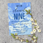 Ze is op de cloud negen! Vrijgezellenfeest Kaart