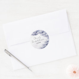 Ze is op de cloud van negen vrijgezellenfeesten ronde sticker