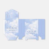 Ze is op de wolken blauw dank je bedankdoosjes (Uitgevouwen)