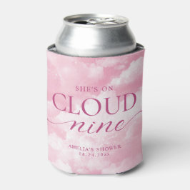 Ze is op roze wolk negen bruids douche blikjeskoeler