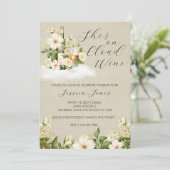 Ze is op uitnodiging van Cloud Wine Bridal Shower (Staand voorkant)