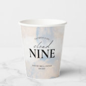 Ze is op wolk 9 Bruidsmeisjesfeest Droomachtige Pa Papieren Bekers (Voorkant)