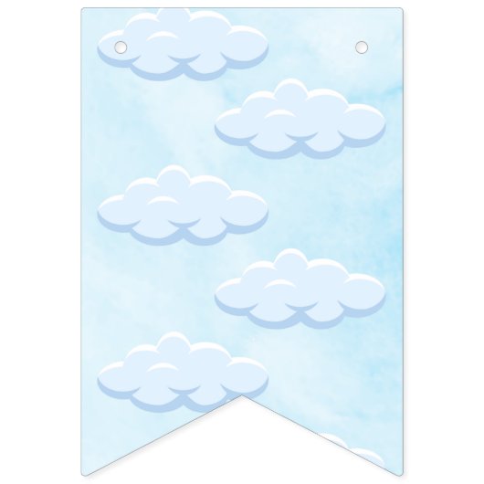 Ze is op wolk 9 Droombruid Bruidsfeest Vlaggetjes (Eerste vlag)