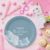 Ze is op wolk 9 Elegante Bruiloft Feest Droom Papieren Bordje (Feest)