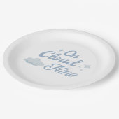 Ze Is Op Wolk 9 Meidenavond Papieren Bordje (Gekanteld)