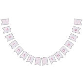 Ze is op wolk 9 Pastel Droom Bruiloft Feest Vlaggetjes (Alle)